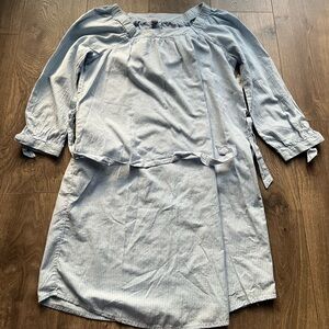 Old Navy Blue and White Striped Dress